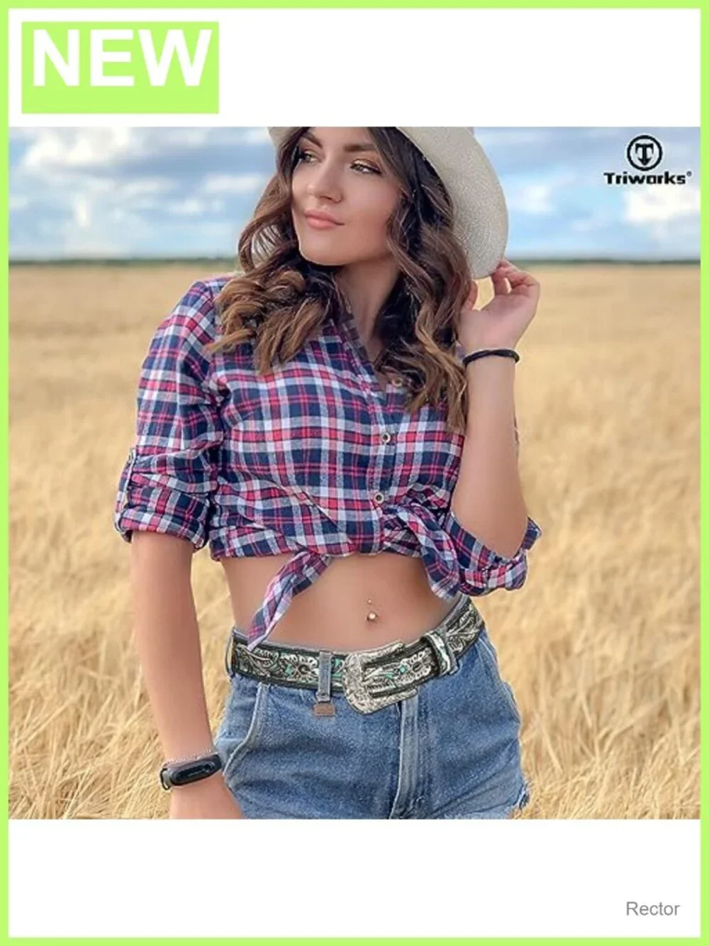 Western Belts for Women Cowgirl Cowboy with Interchangeable Buckles PU Leather